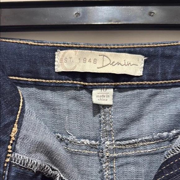 Dark Blue Denim Maxi Skirt - Picture 2 of 5